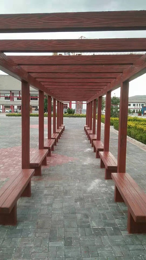 仿木長(zhǎng)廊安裝